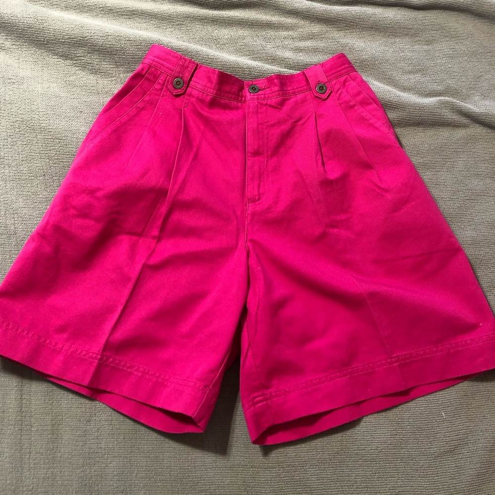 Vintage Lizsport Mom Shorts - Hot Pink